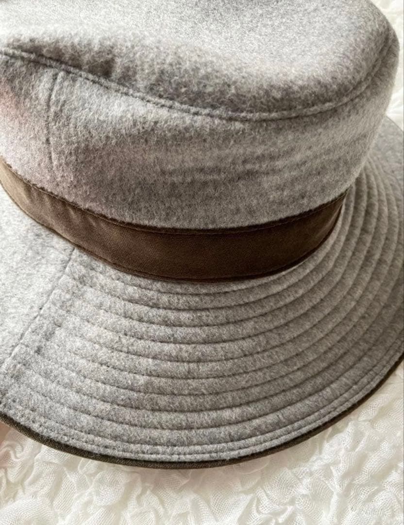 HERMÈS カシミヤウールベロアハット