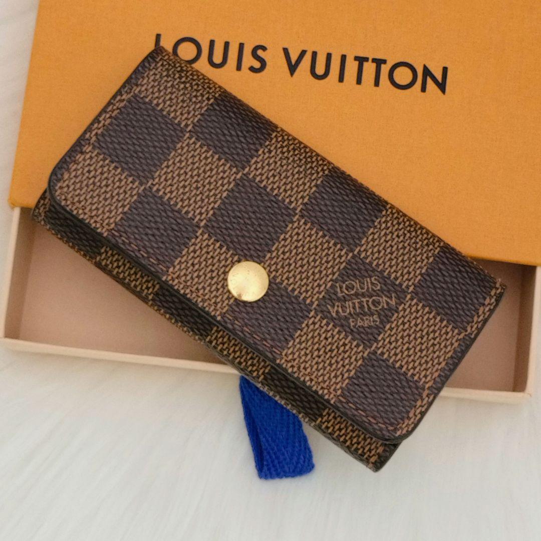 【✨極上美品✨】ダミエエベヌ　ミュルティクレ４　キーケース　ルイヴィトン