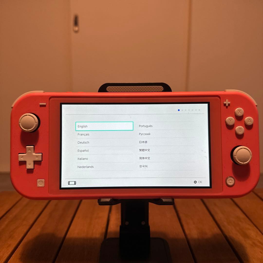 Nintendo Switch Light コーラルピンク　本体＋充電器