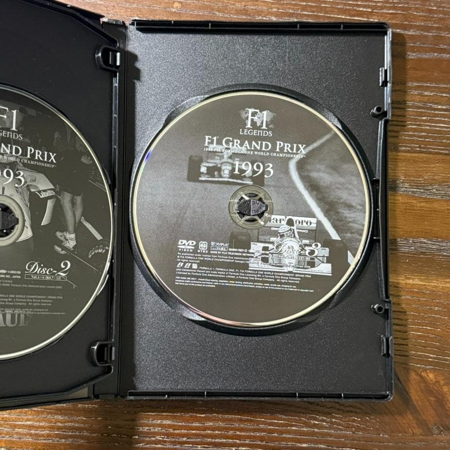 F1 LEGENDS F1 GRAND PRIX 1993 DVD【3枚組】