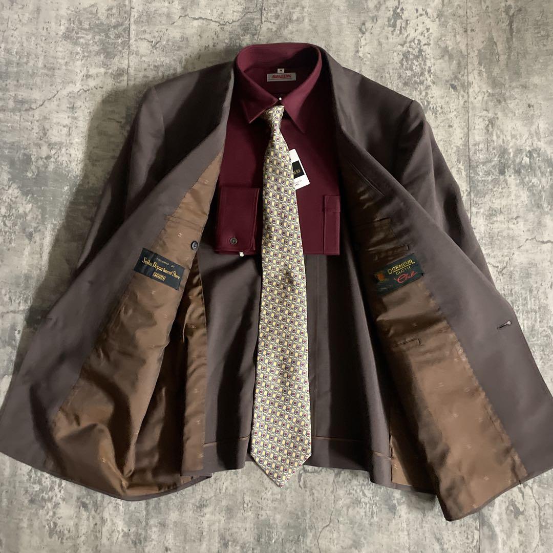 80's Vintage DORMEL × OLD GUCCI ダブルスーツ