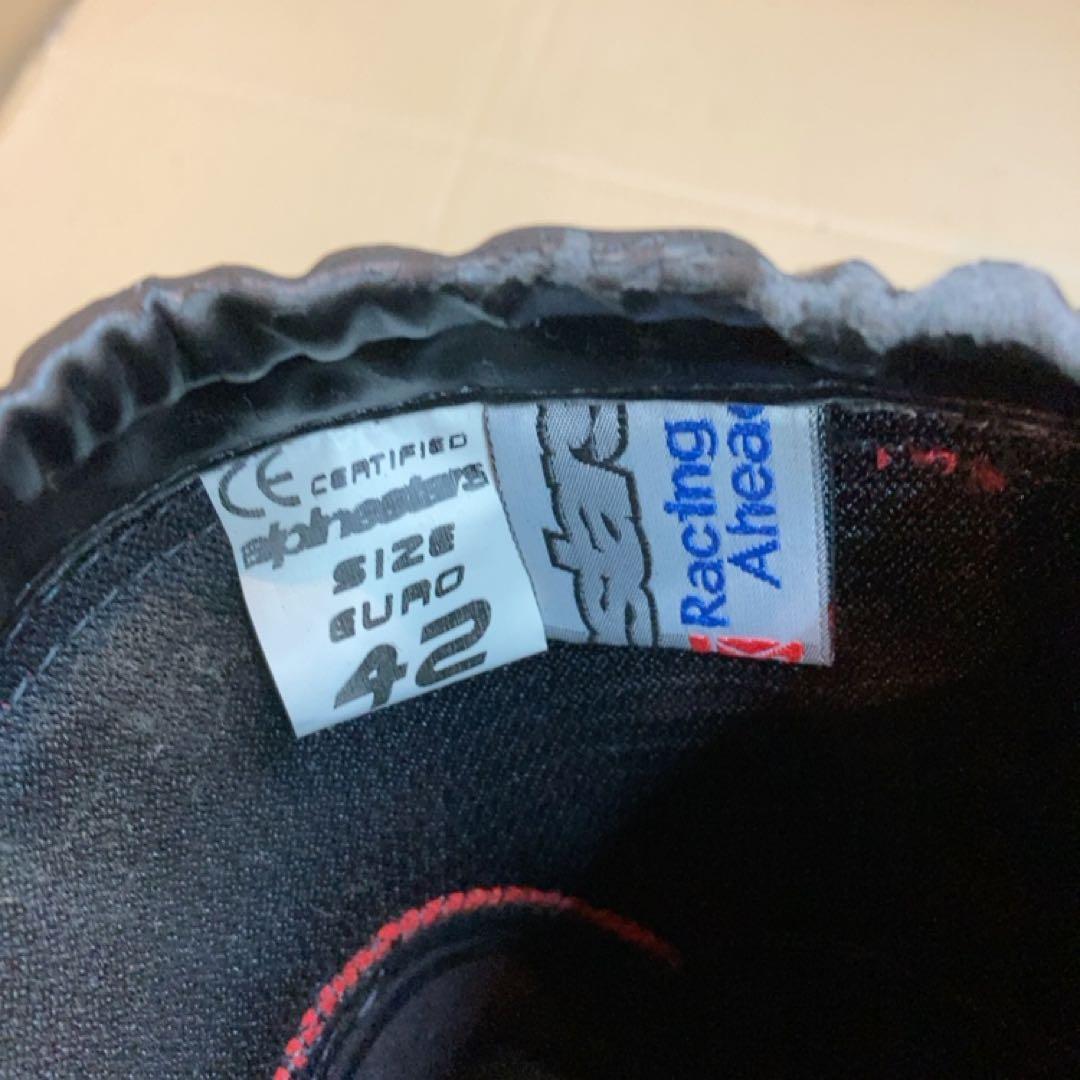 アルパインスターズ SMX Plus 初代 ブラック×レッド EU42 未使用