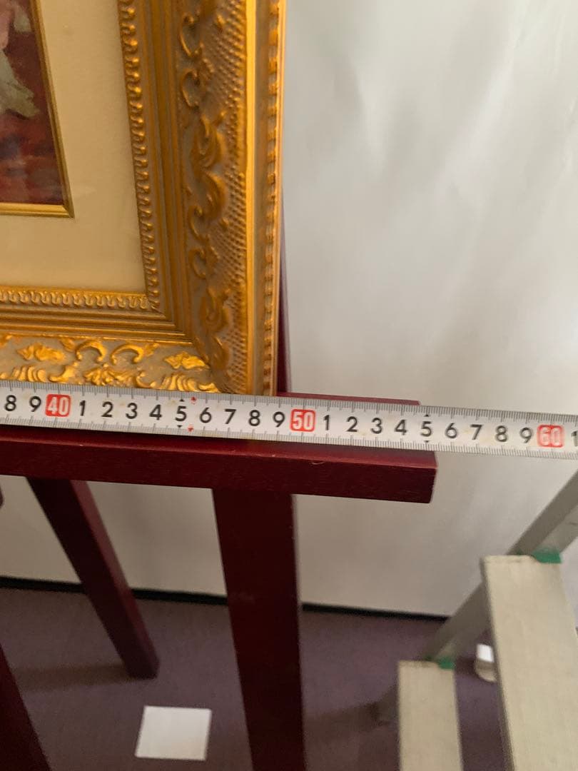 ジュール・ジェームス・ルージェロン 印刷画　絵画額縁 高級 アンティーク