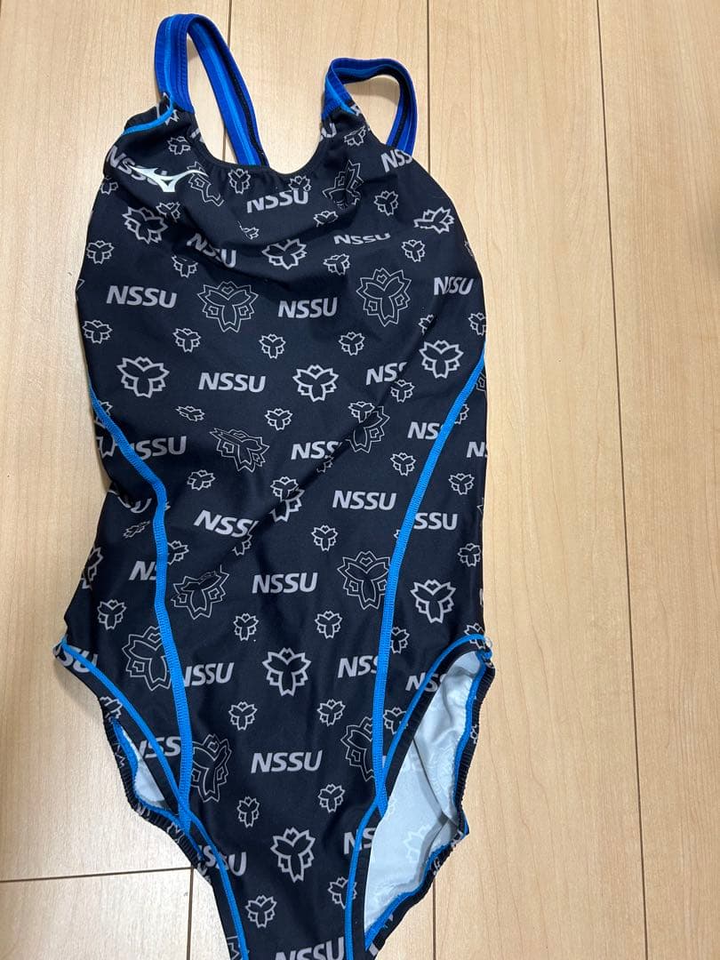 NSSU スイムスーツ 黒/青