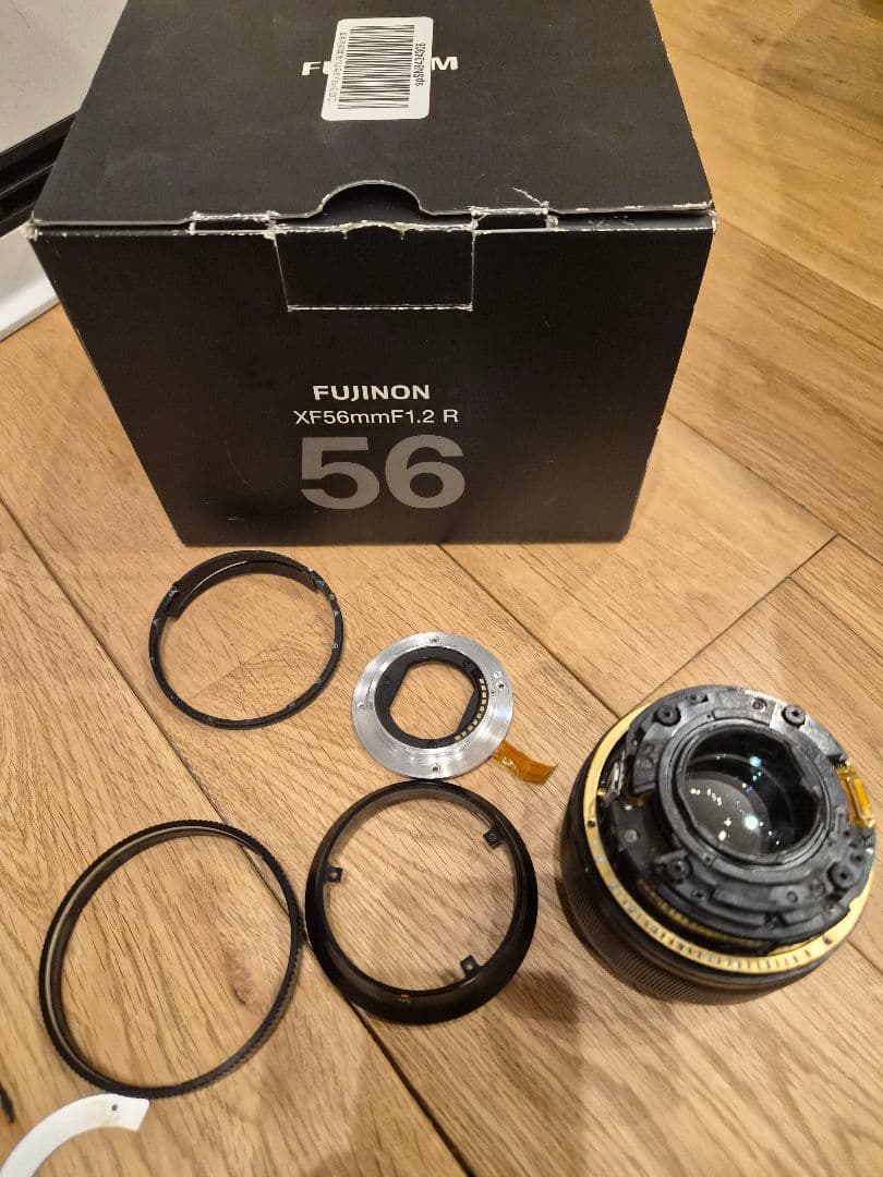 FUJIFILM フジノン XF56mm F1.2 R ジャンク 分解済み