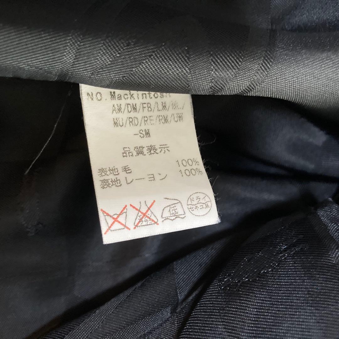 極美品 マッキントッシュ チェスターコート ダブル 千鳥格子 ウール M 英国製