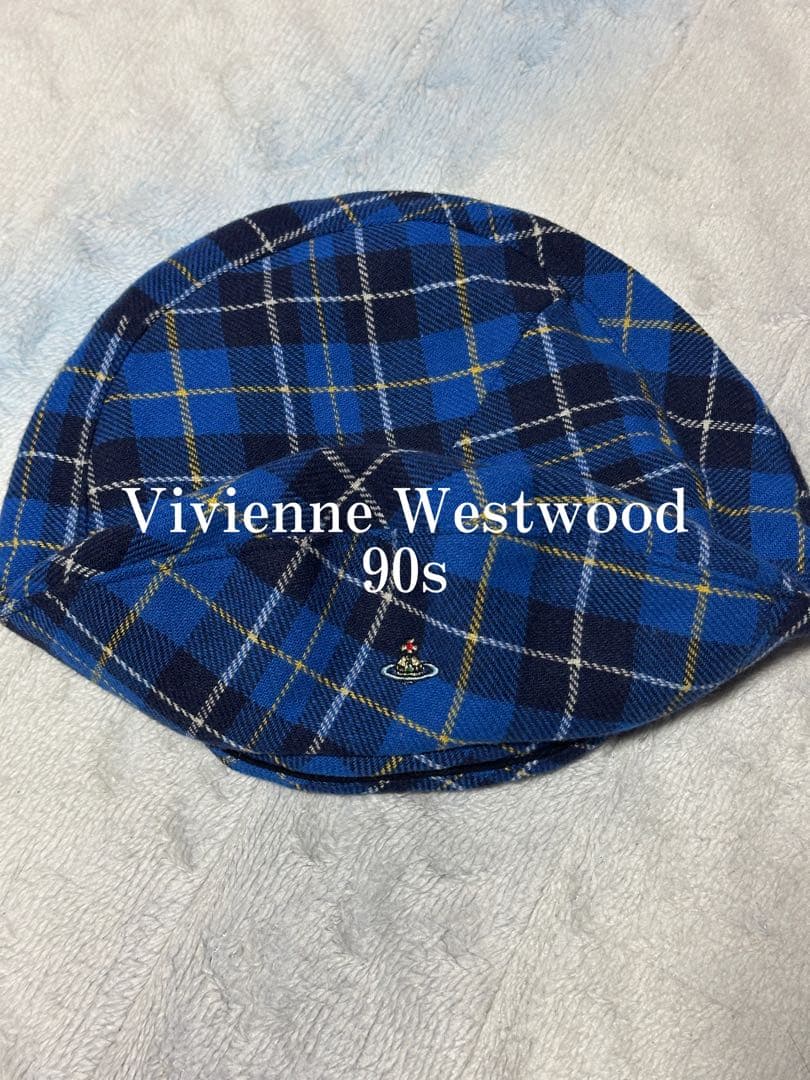 帽子 Vivienne Westwood 90s Orb Check Beret