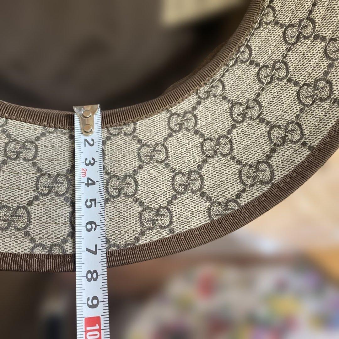 GUCCI GGパターン バケットハット ベージュ