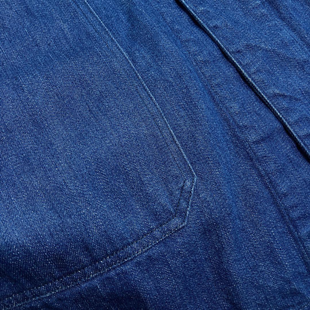 SEVENTH SENSE FOLKLORE ニットデニム　カバーオール　L