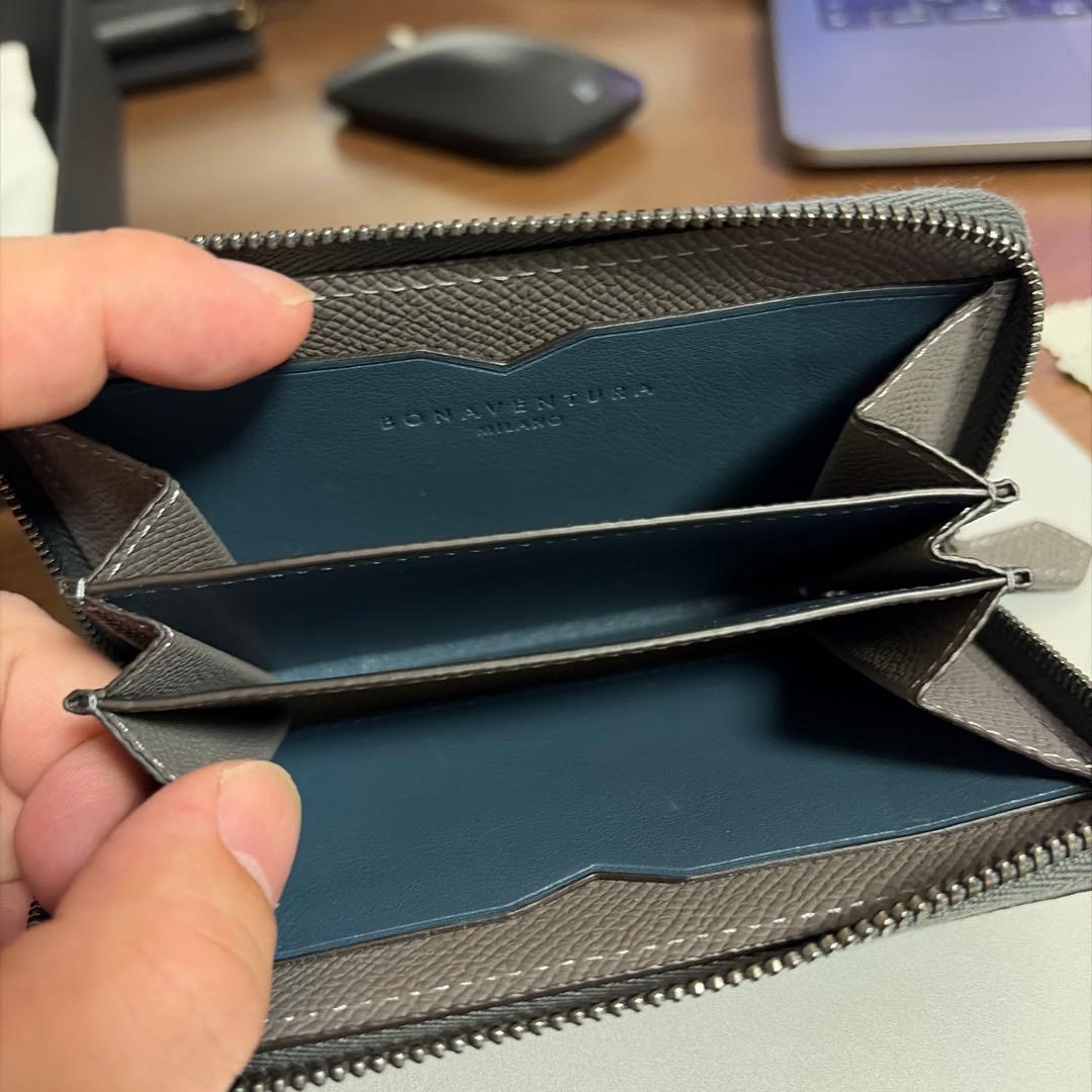 BONAVENTURA バイカラー コンパクトウォレット ノービレレザー