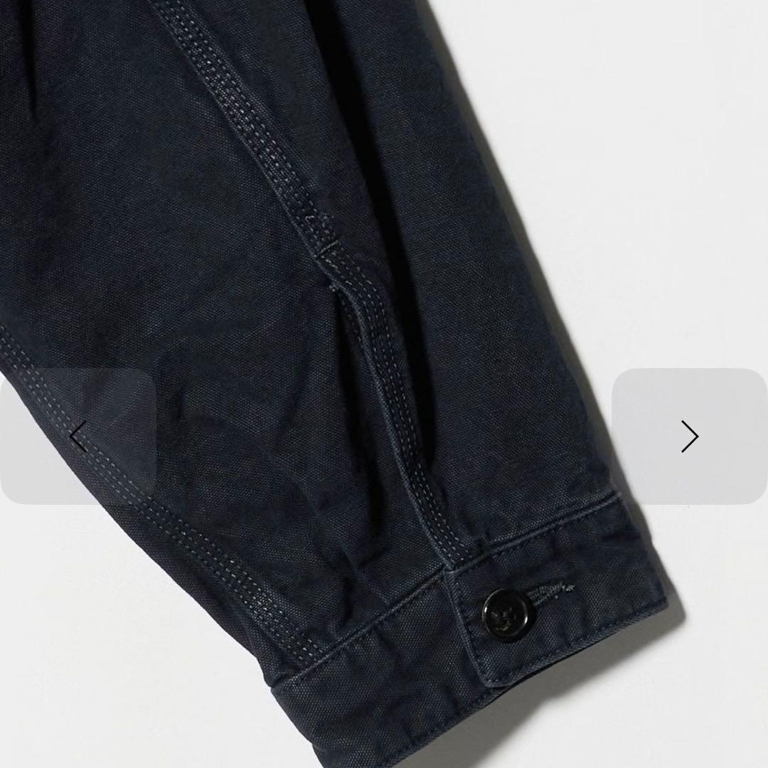 H BEAUTY&YOUTH フェードレザー カバーオール