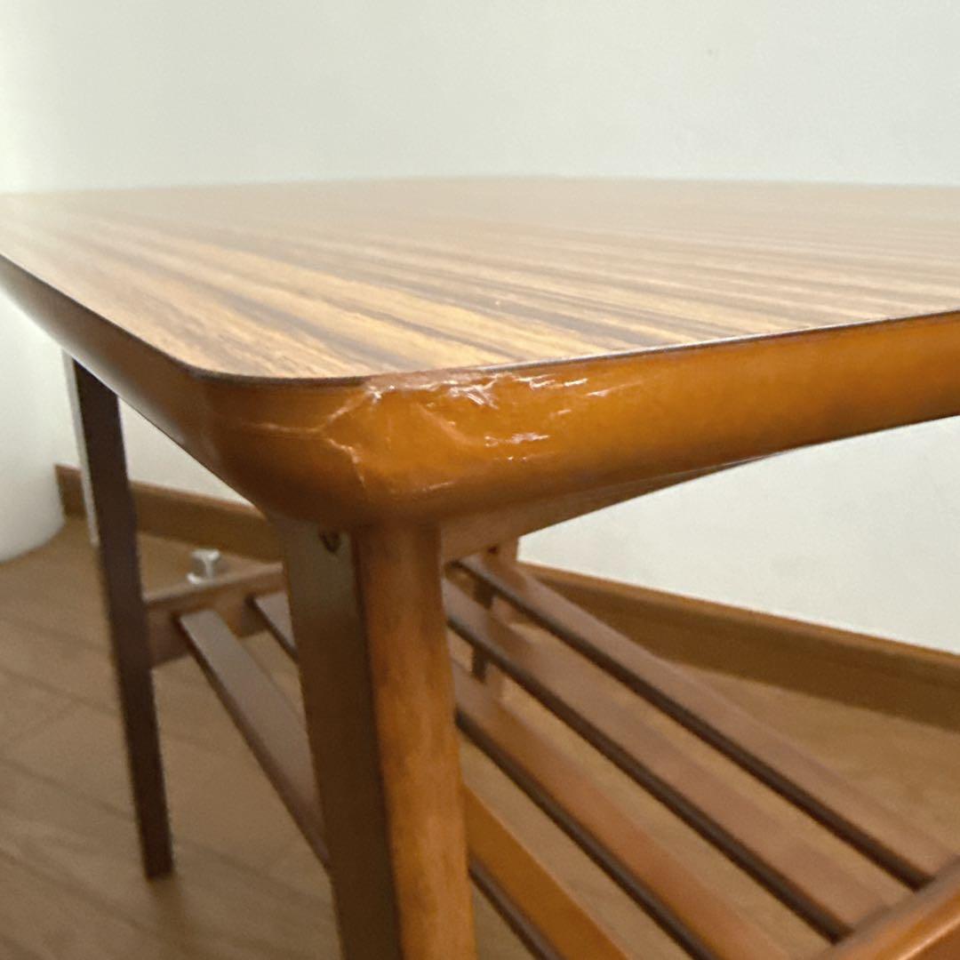 カリモク60　リビングテーブル　小　ウォールナット　サイドテーブル　ローテーブル