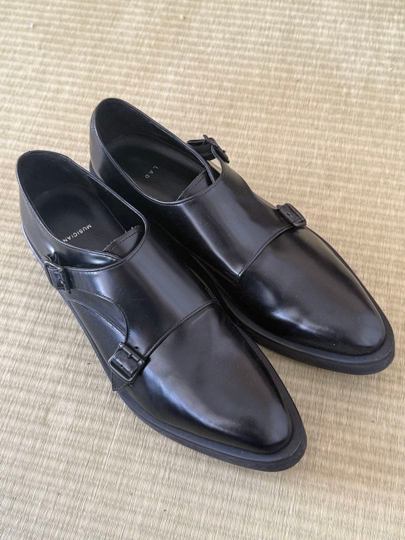 lad musician ダブルモンクシューズ　サイズ42