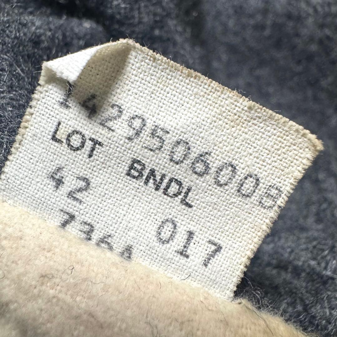 【希少42サイズ】ショット　736A Pコート　ウールメルトン　チャコールグレー