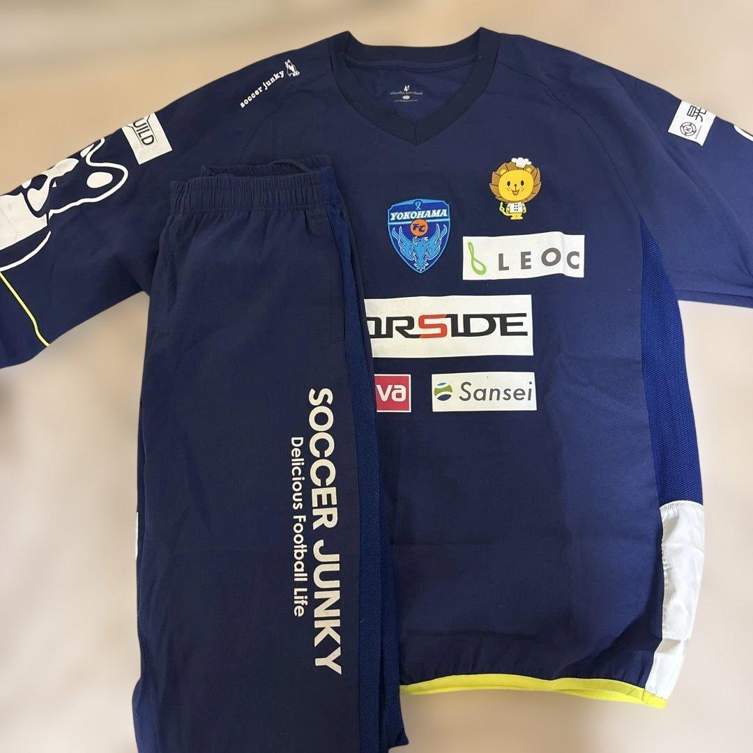 横浜FC 支給品　ピステ上下　SOCCER JUNKY