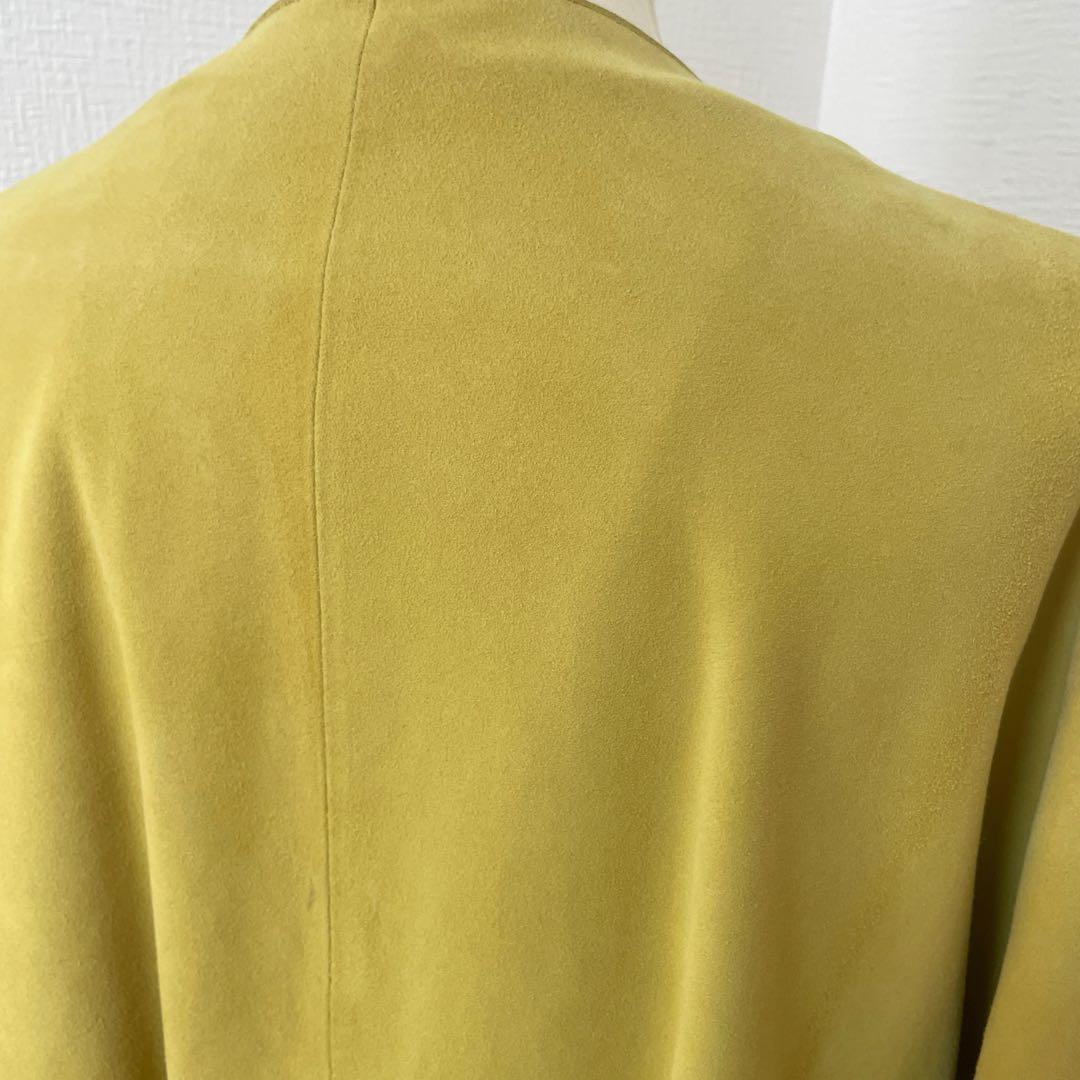 eabure✖︎RHC ライトアウター　黄色　イエロー36 レザージャケットやぎ