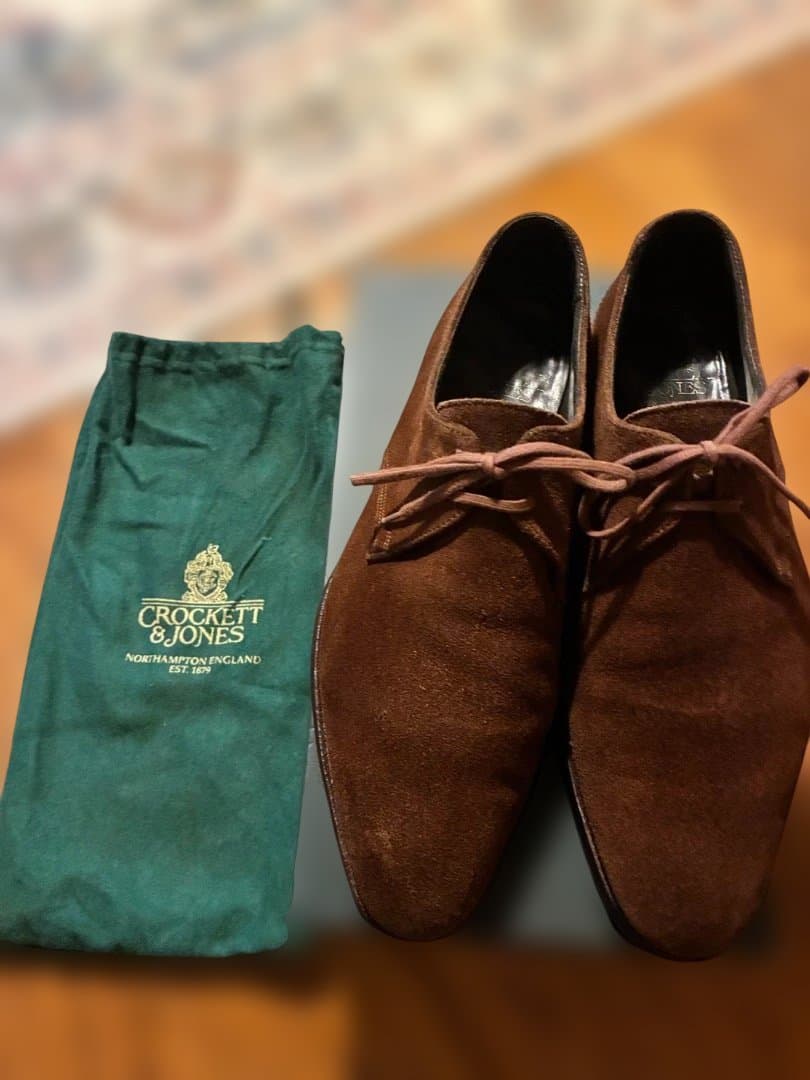 クロケット&ジョーンズ　スエードシューズ