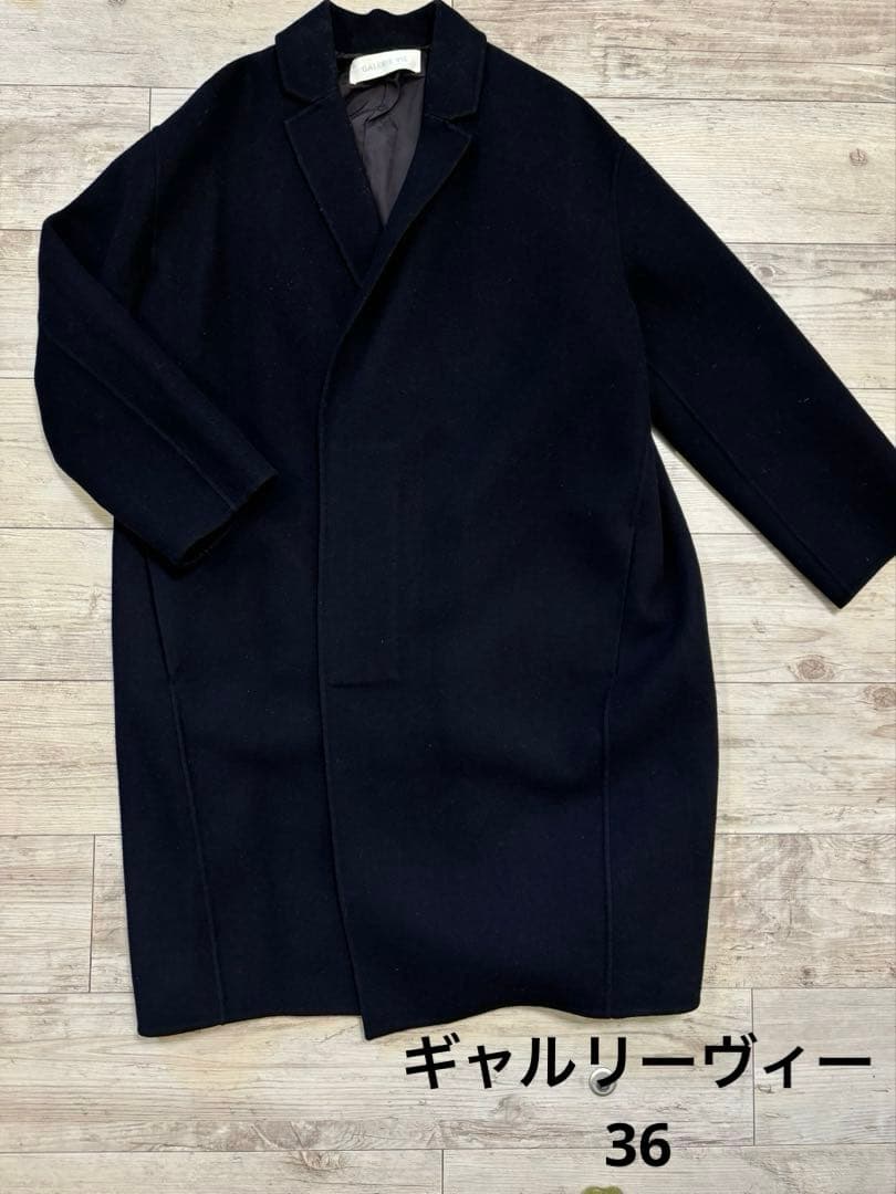 【ギャルリーヴィー】ライトメルトンチェスターコート 36