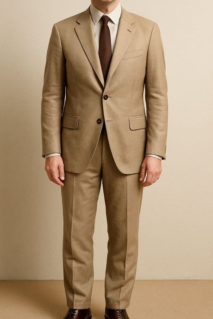 定価50万円超 未使用 ゼニアサマースーツ 48 袖丈・裾丈カスタマイズ可能