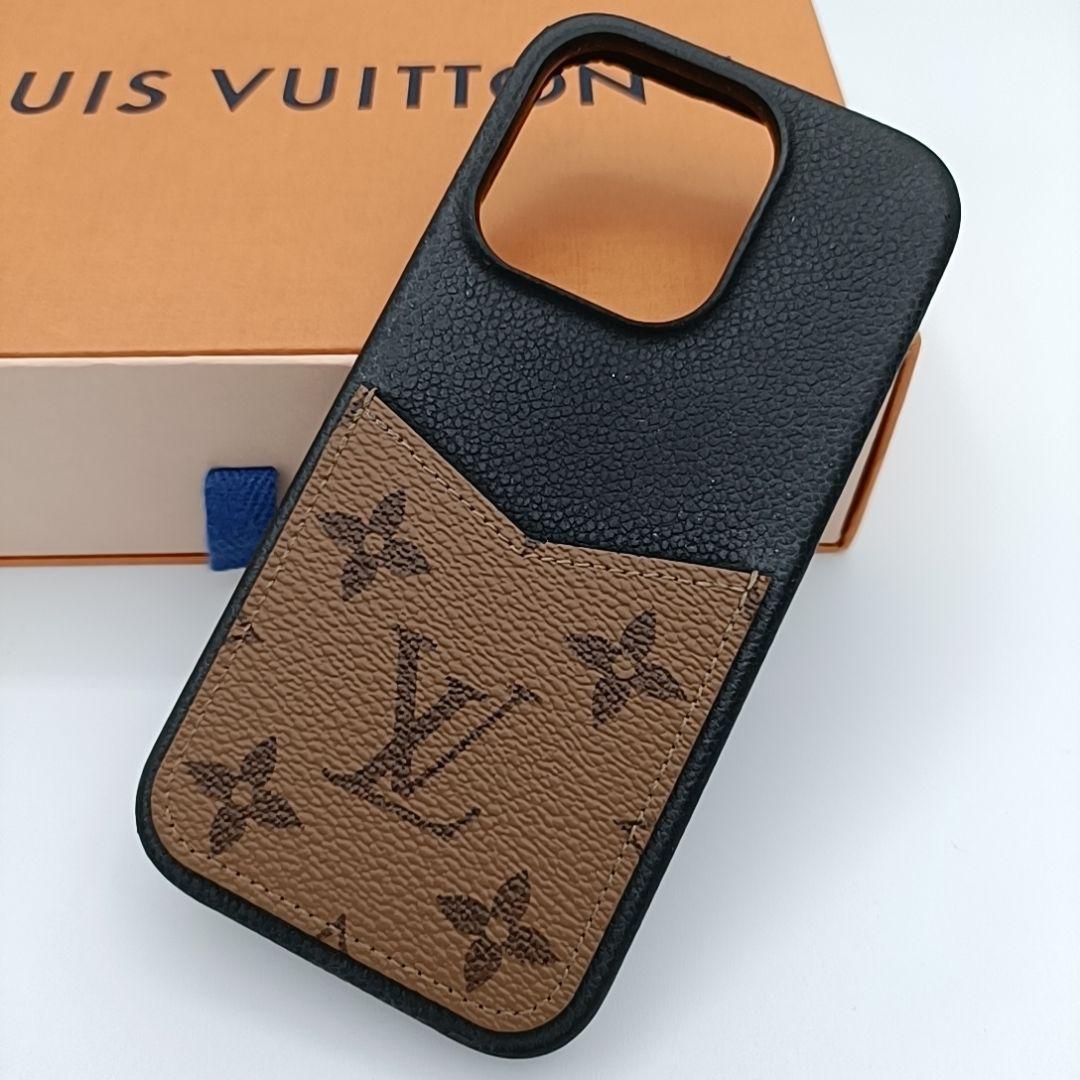ルイヴィトン バンパー スマホケース iPhone15Pro 黒 M82889