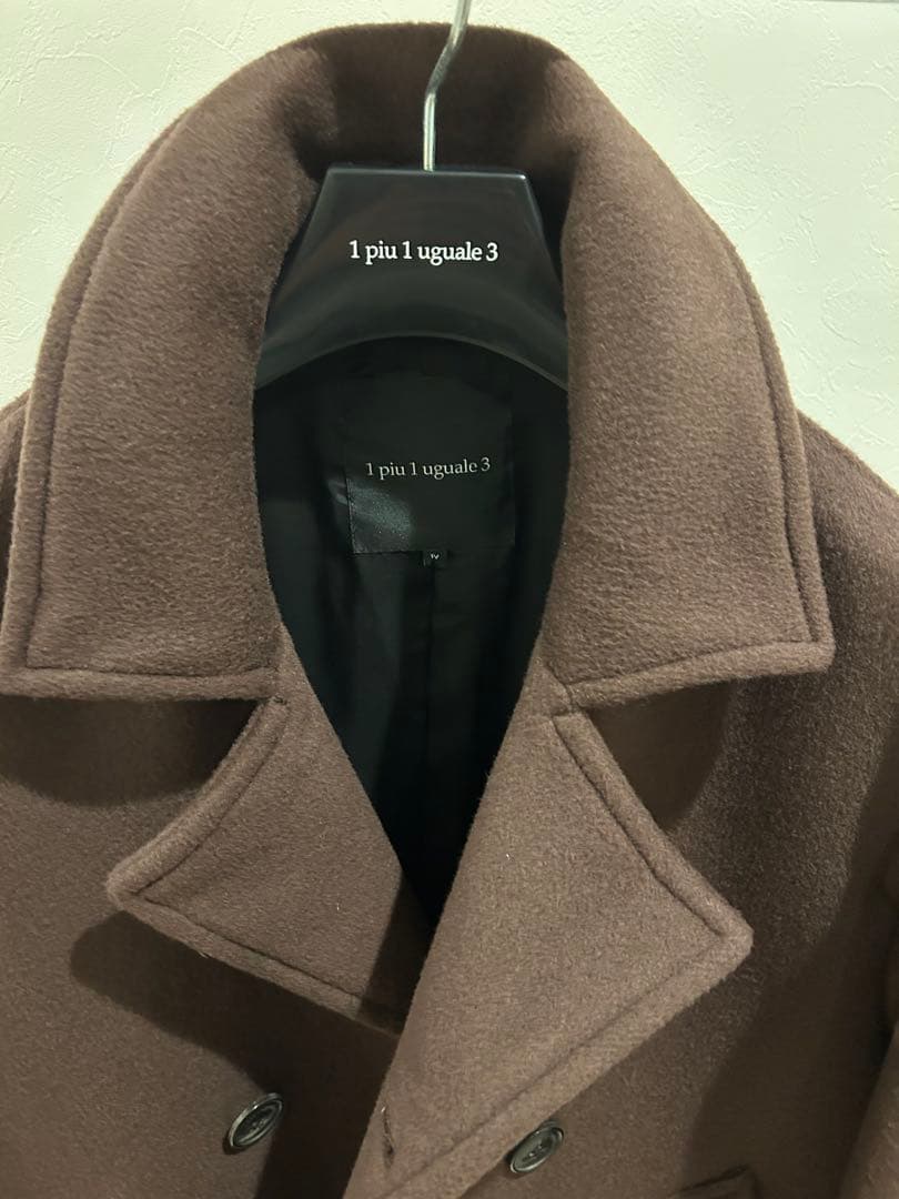 RYO 　23AW 1piu1uguale3 P COAT 〔BROWN〕