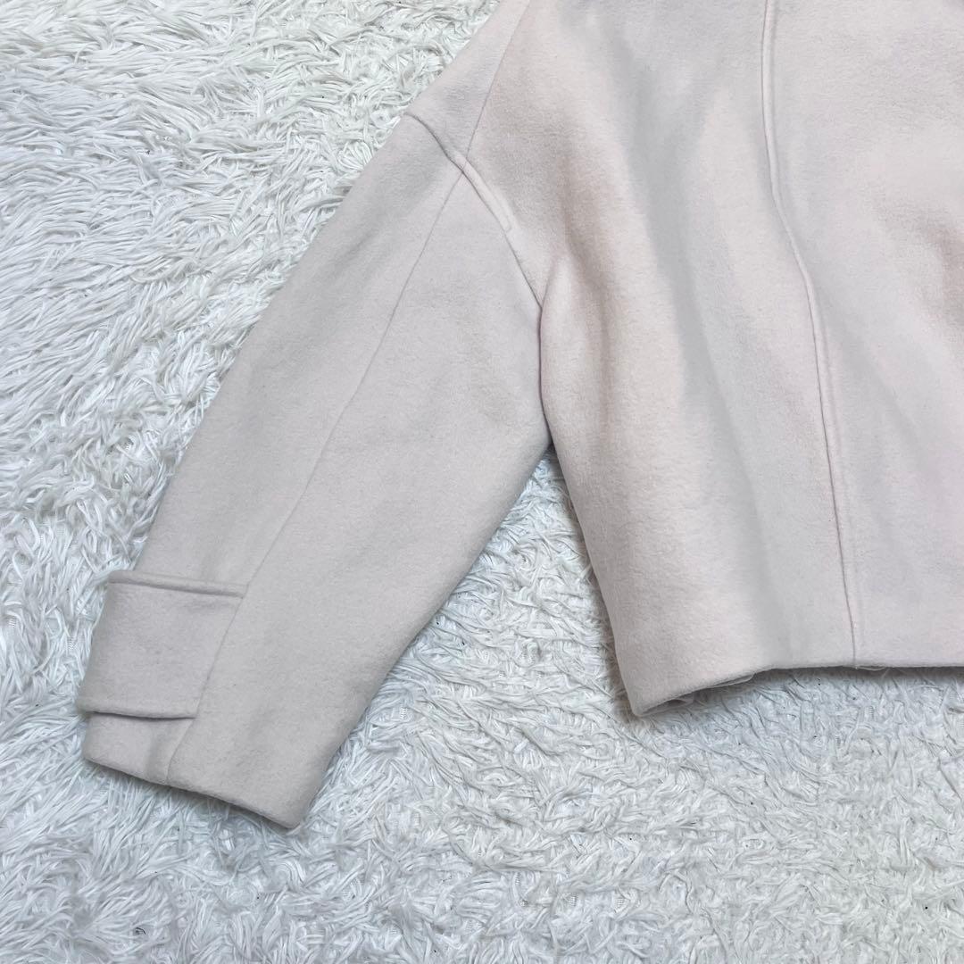 Lily Brown ダブルボタンショートコート 23AW アイボリー