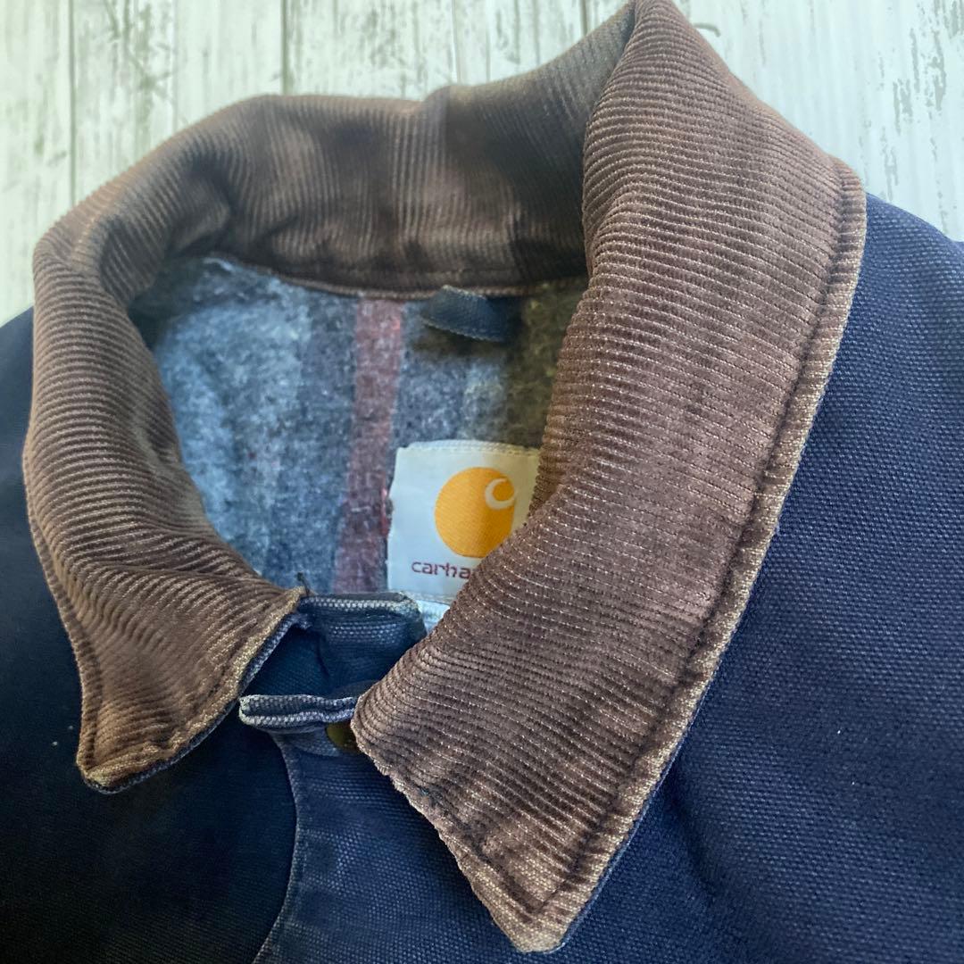 【】カーハート ミシガンチョアコート ネイビーC02 MDT L