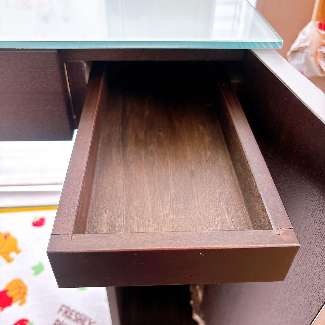 【美品】松永家具 piatto ドレッサー 75cm幅 高級感◎ 鏡台 北欧風