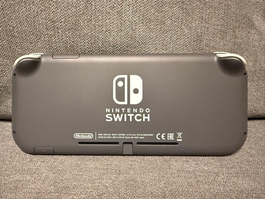 【美品】Nintendo Switch Lite ライトグレー 本体
