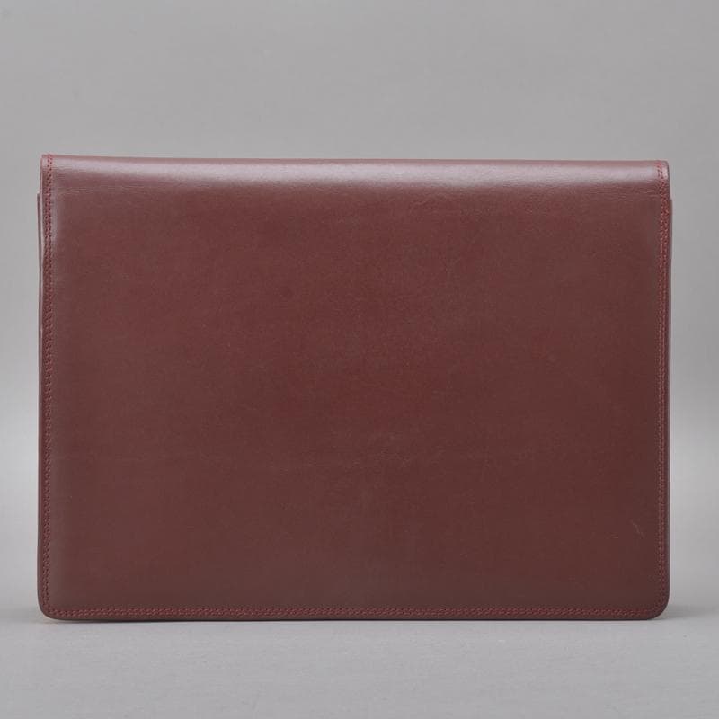 美品◇カルティエ マストライン クラッチバッグ 30 レザー ボルドー 箱付き