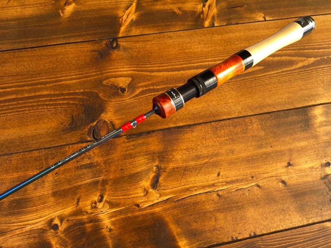 トラウトロッド　4ft7inch パックロッド　山女魚　渓流 ウッドリールシート