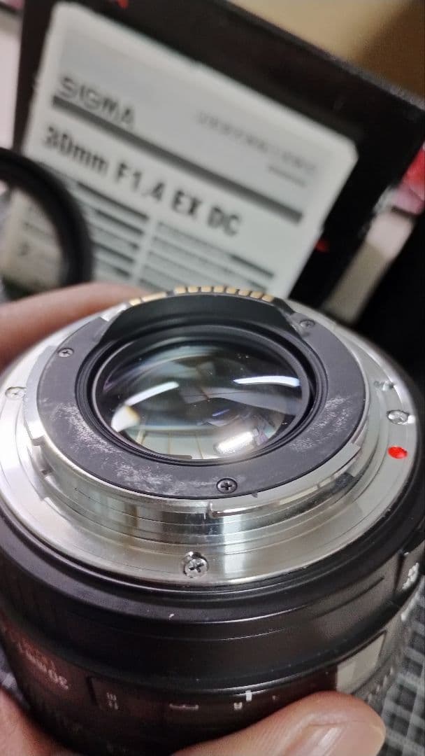 SIGMA 30mm F1.4 EX DC レンズ　Canon用