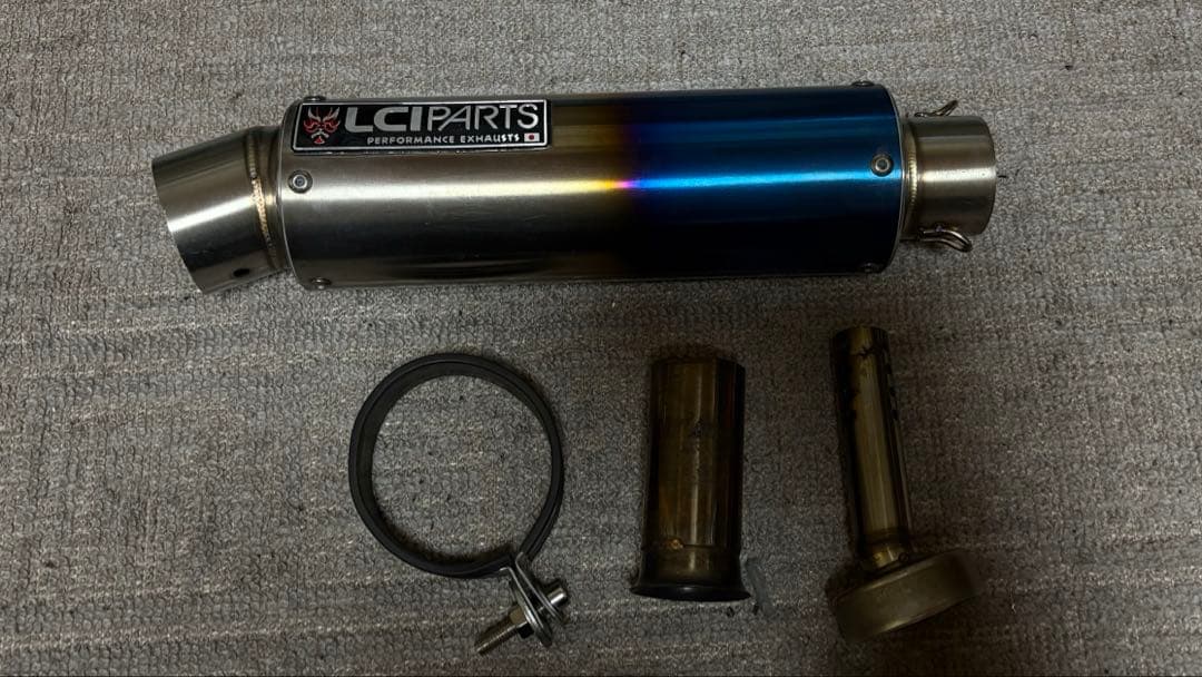 DANMOTO スリップオンマフラー チタン 50.8