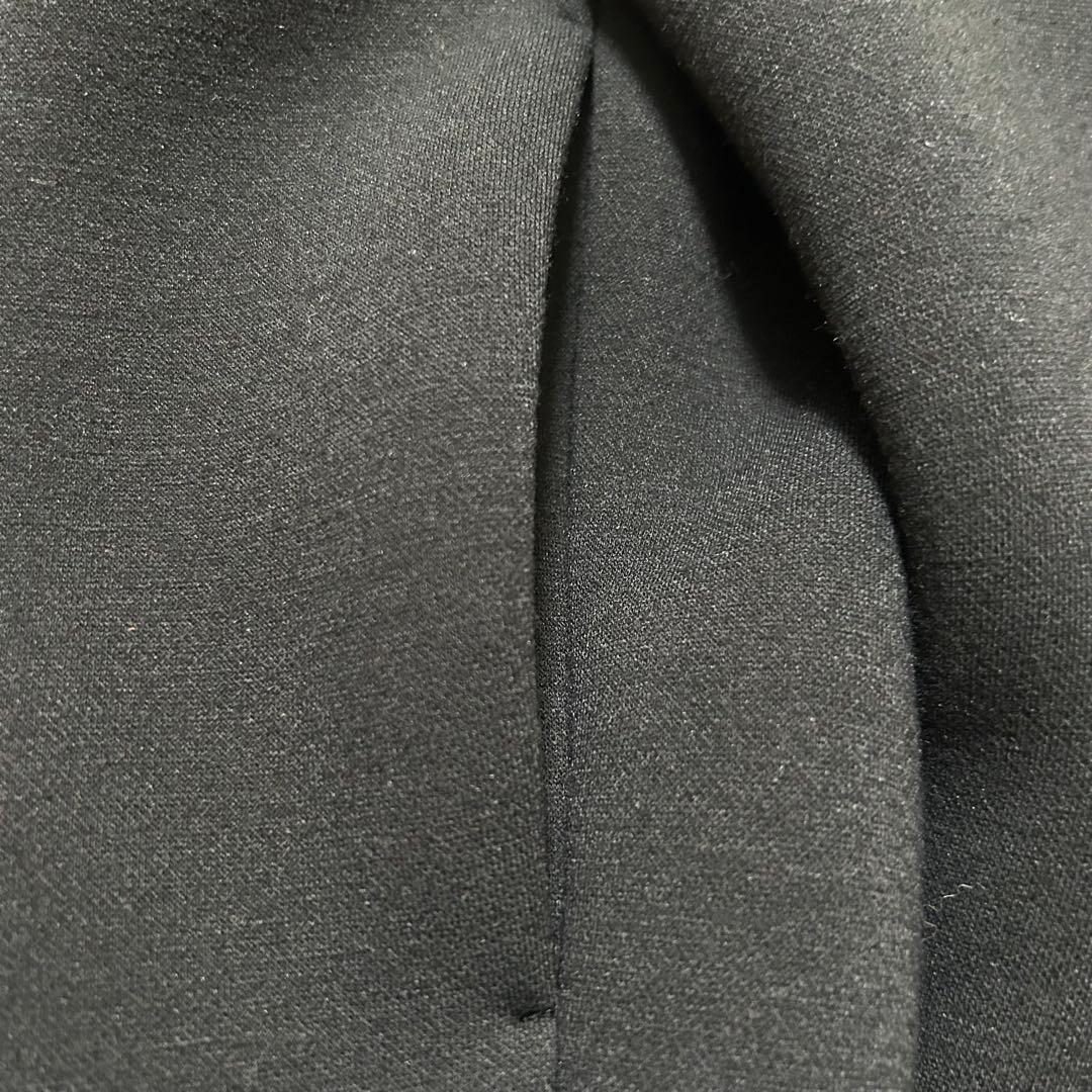 R0506 様Plage ノーカラー ボンディング ショート コート ブラック