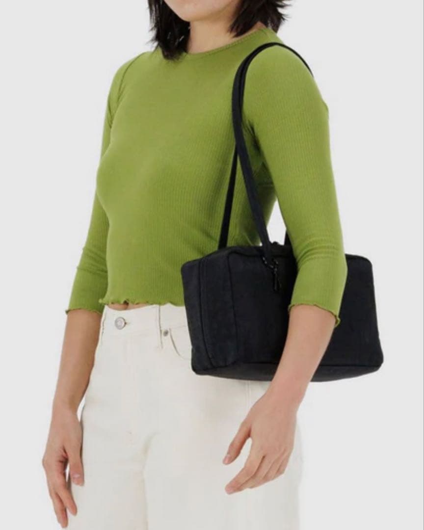 BAGGU NYLON BOWLER BAG 黒 バグゥ ナイロン バッグ