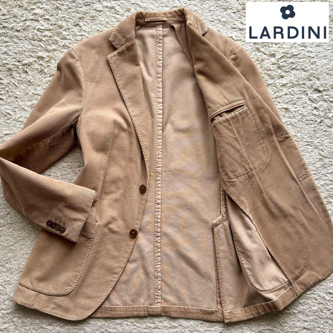 ラルディーニ テーラードジャケット 段返り3B コーデュロイ ベージュ 46