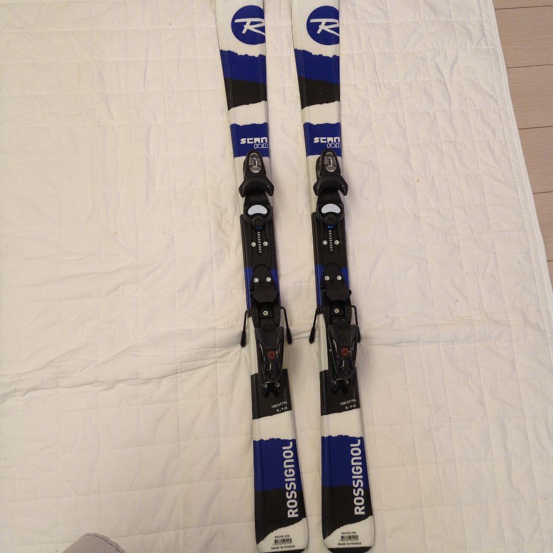 ROSSIGNOL SCAN 120 スキー板とLEKIストック95センチセット