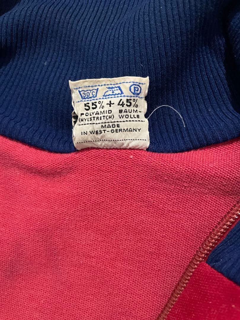 70s〜80s adidas 西ドイツ製 ジャージ トラックジャケット サイズ6
