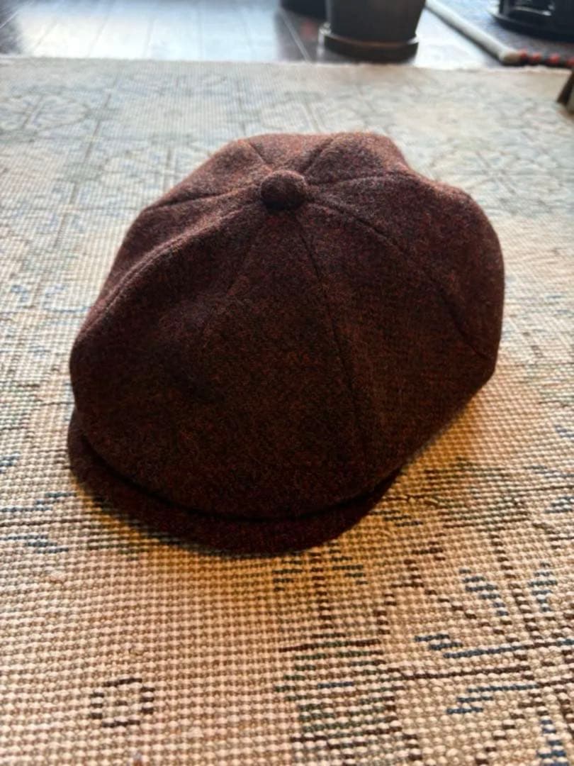 PaulStuart キャスケット brown mix