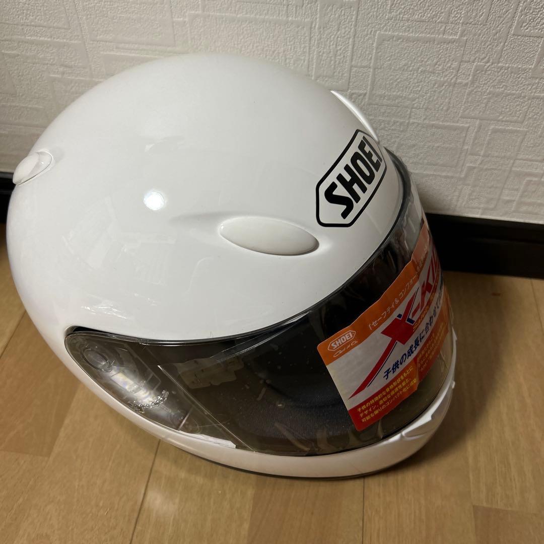 SHOEI　フルフェイス　バイクヘルメット X-KIDS ホワイト XXS