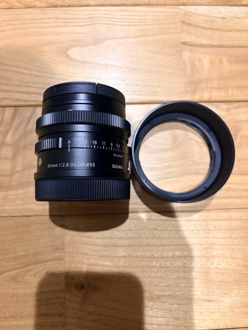 SIGMA 45mm F2.8 DG DN 単焦点レンズ フィルター付