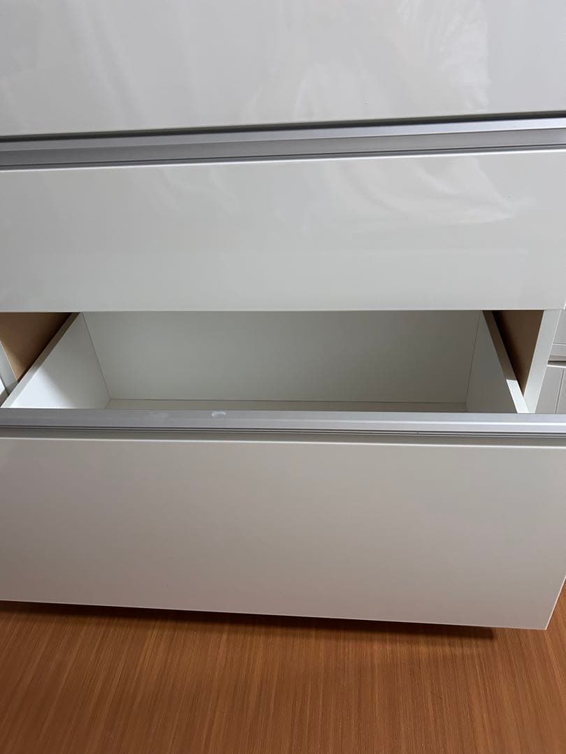 【断捨離中！様】ホワイトキッチンカウンター 4引き出し１扉