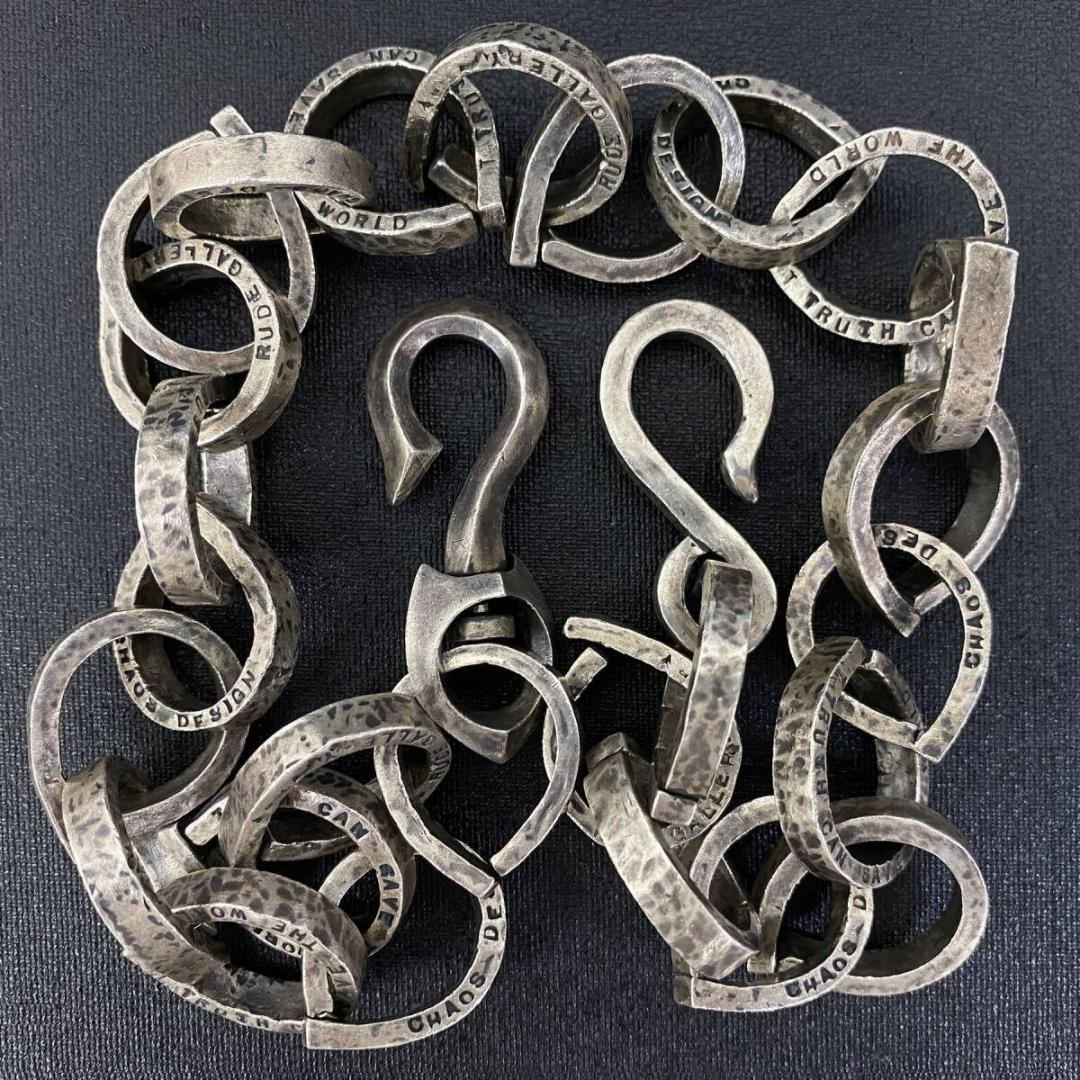 RUDE GALLERY CHAOS DESIGN シルバー ウォレットチェーン