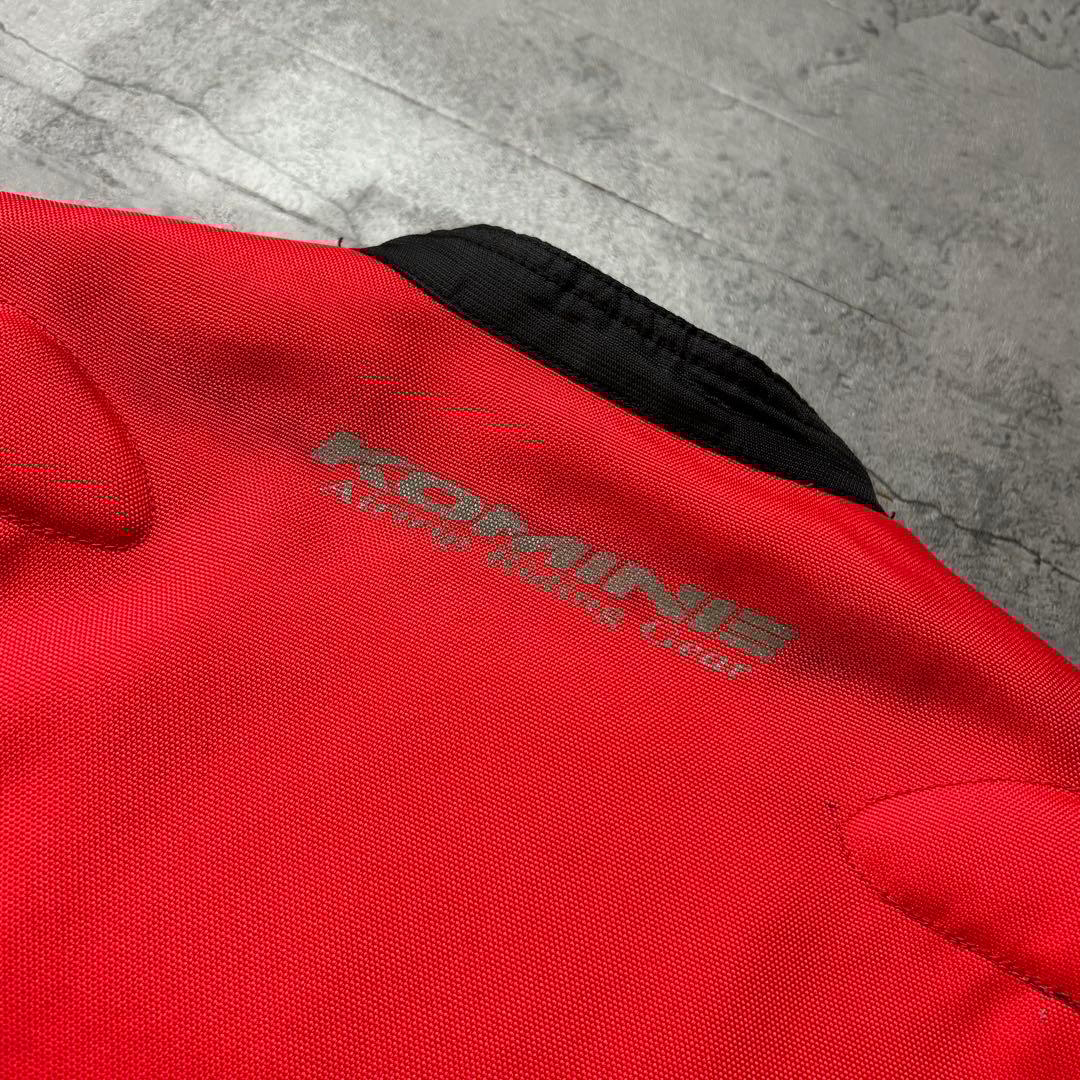 KOMINE コミネ レーシングジャケット ナイロン ライダース プロテクター