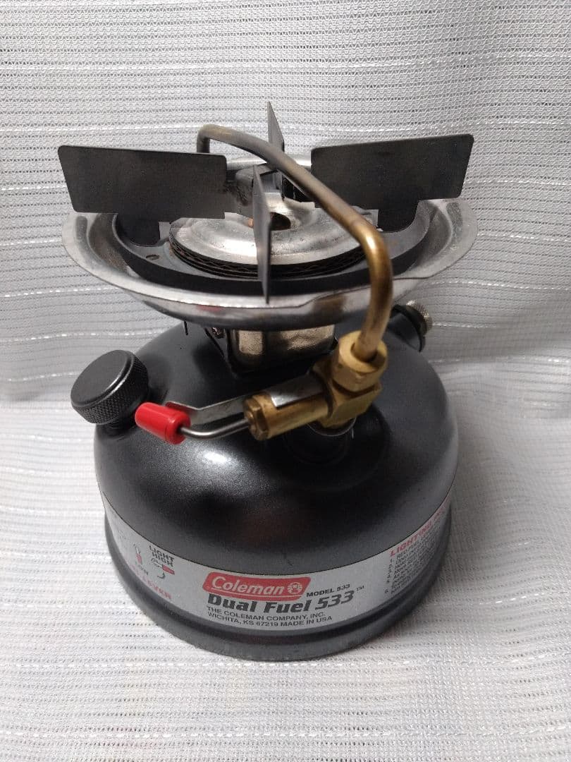 Coleman 製 シングルバーナー デュアル フューエル ストーブ　533