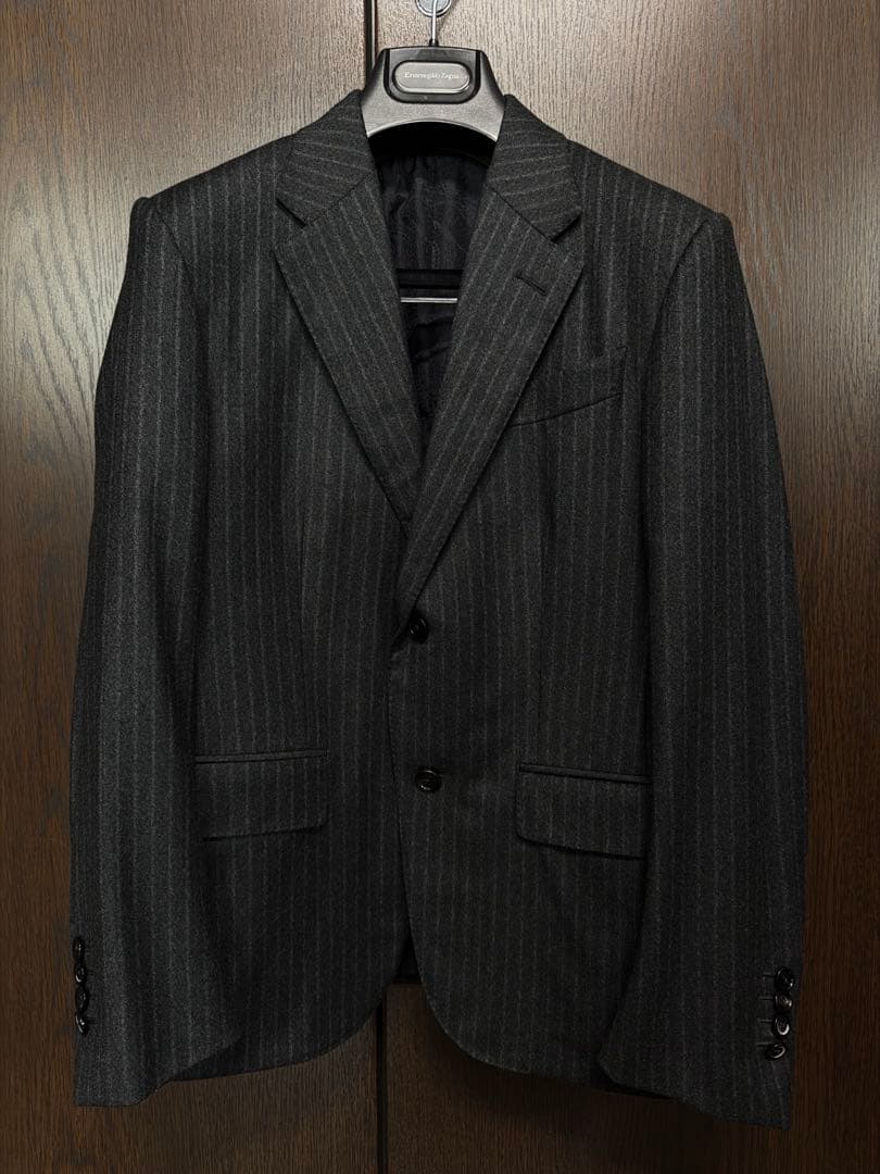 凄!!新品未使用■ZEGNA テーラードジャケットとパンツ グレー