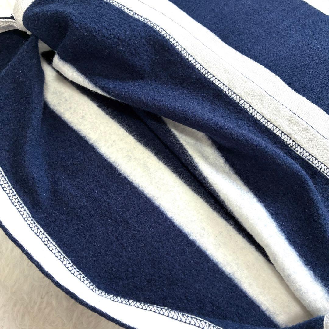 ラルフローレン 太ボーダー ラガーシャツ 常田大輝着用 紺白 XS 裏起毛