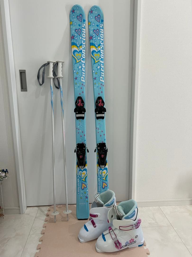 ジュニアスキー4点セット140センチ