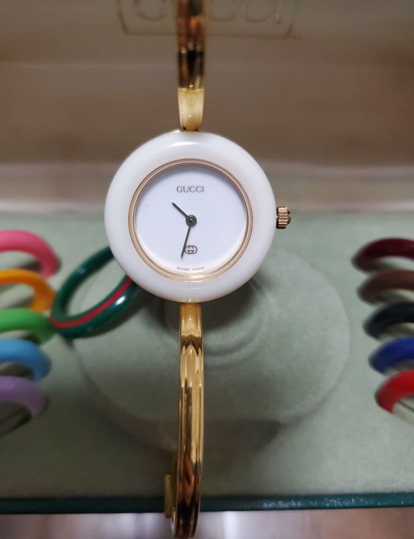 GUCCI グッチ 腕時計 チェンジベゼル  ゴールド ヴィンテージ