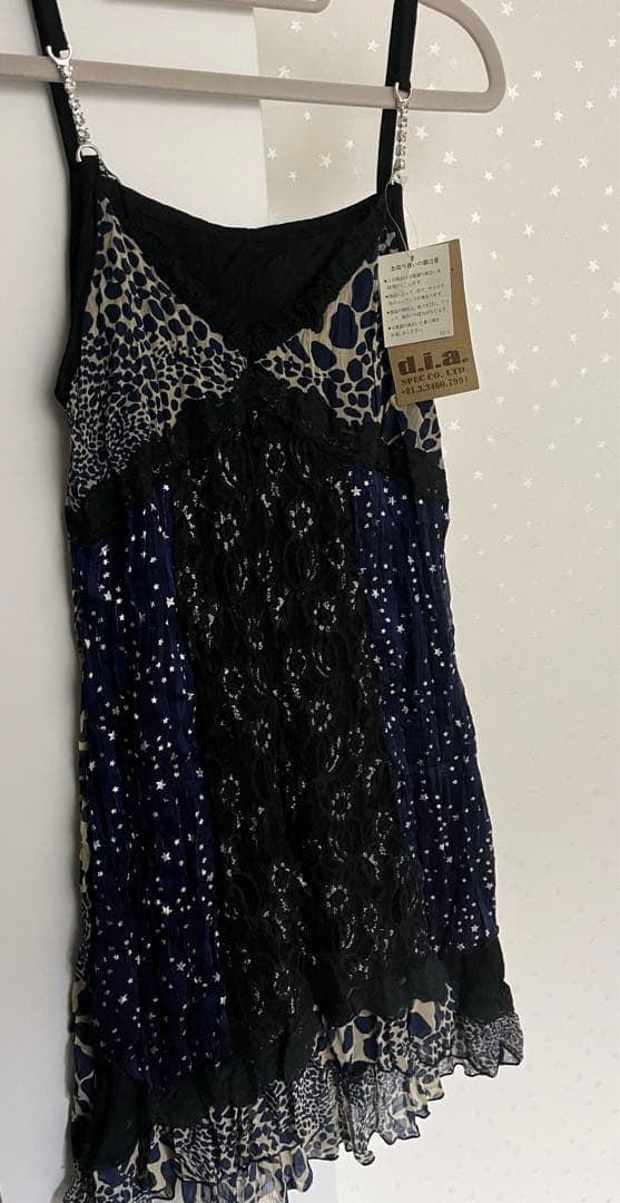 d.i.a ダイア　キラキラキャミワンピ　平成ギャル